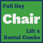 Full Day Chair Lift & Rental Combo *valid only for Wednesday February 1st