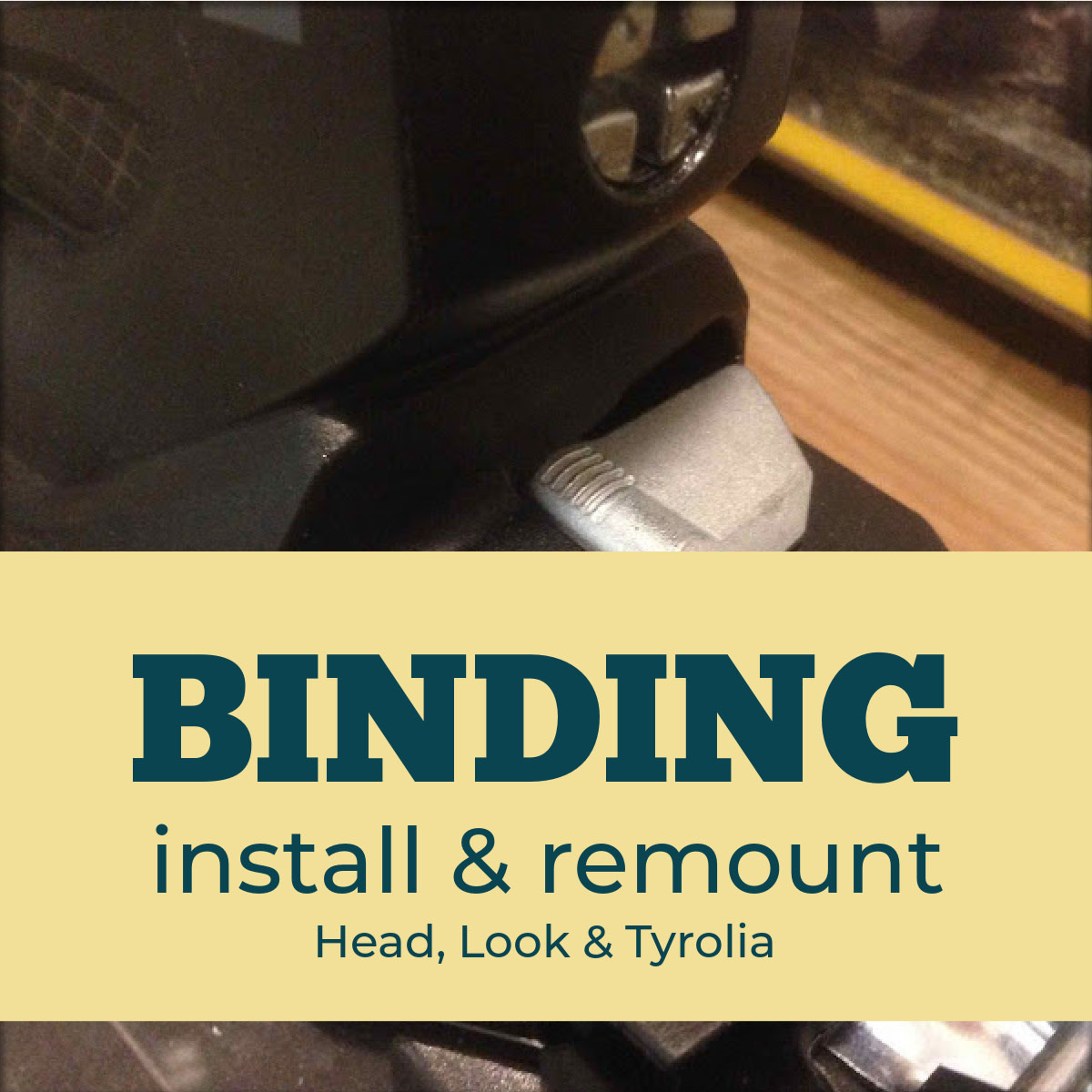Binding Installation Remount Look And Tryolia Ski Ben Eoin