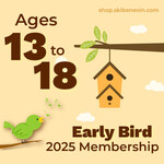 Early Bird Ages 13-18/University Student Membership 2025