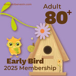 Early Bird Adult 80+ Membership 2025
