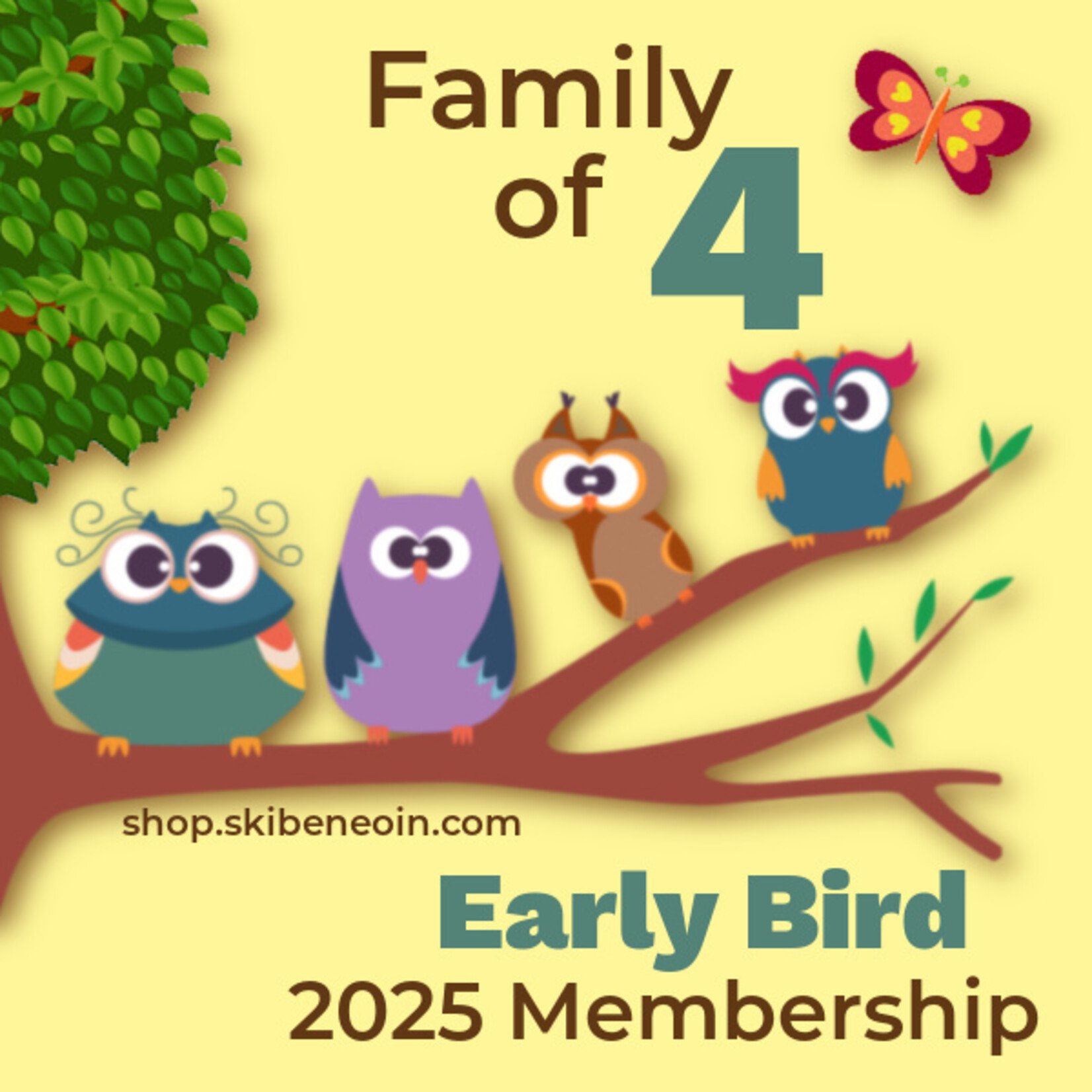 Early Bird Family Membership 2025