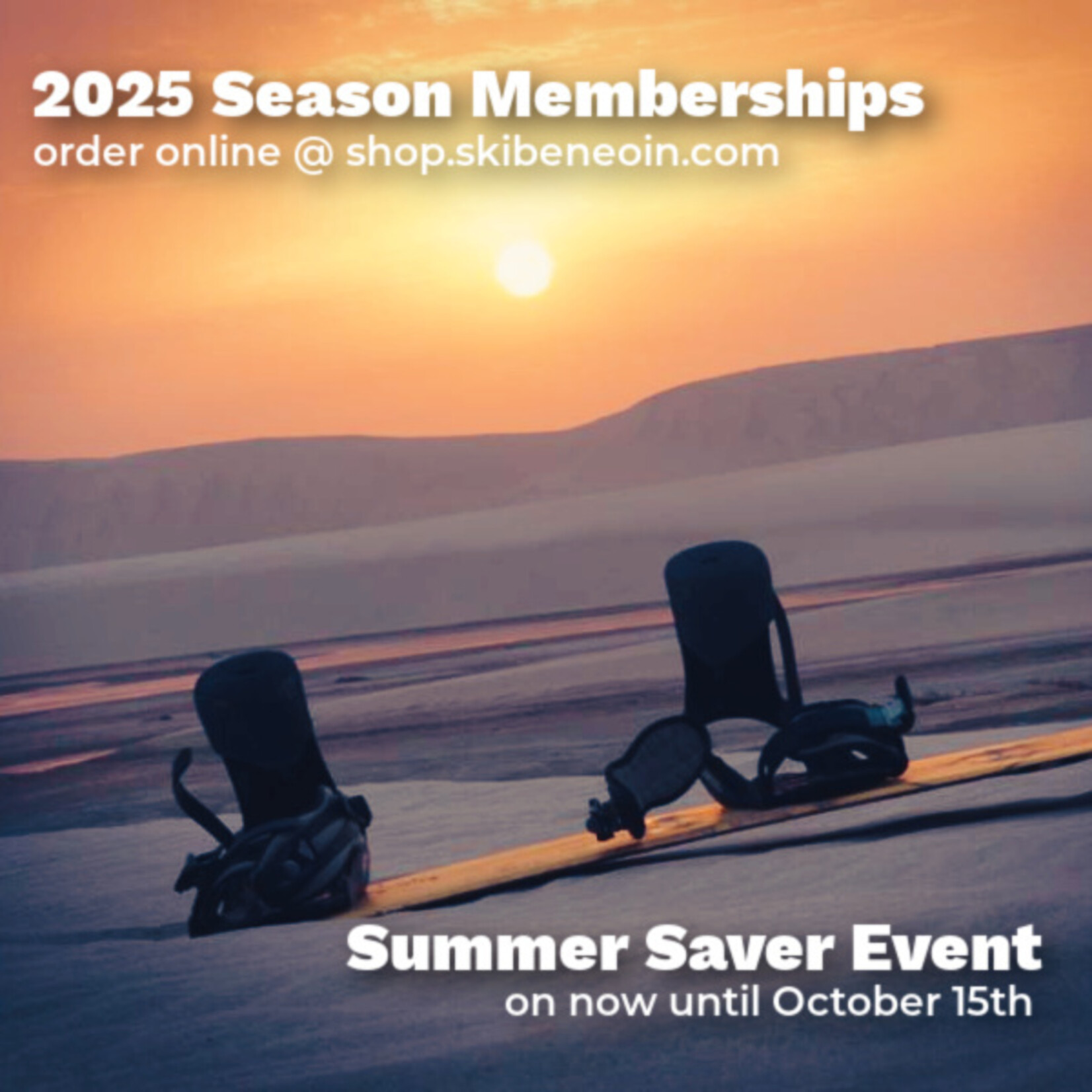 Summer Saver Cross Country/Snowshoe Membership  2025