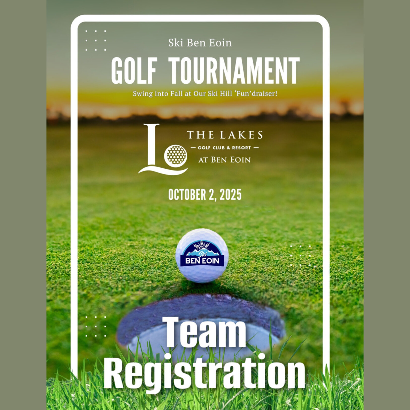 Golf Tournament Team Registration 2025