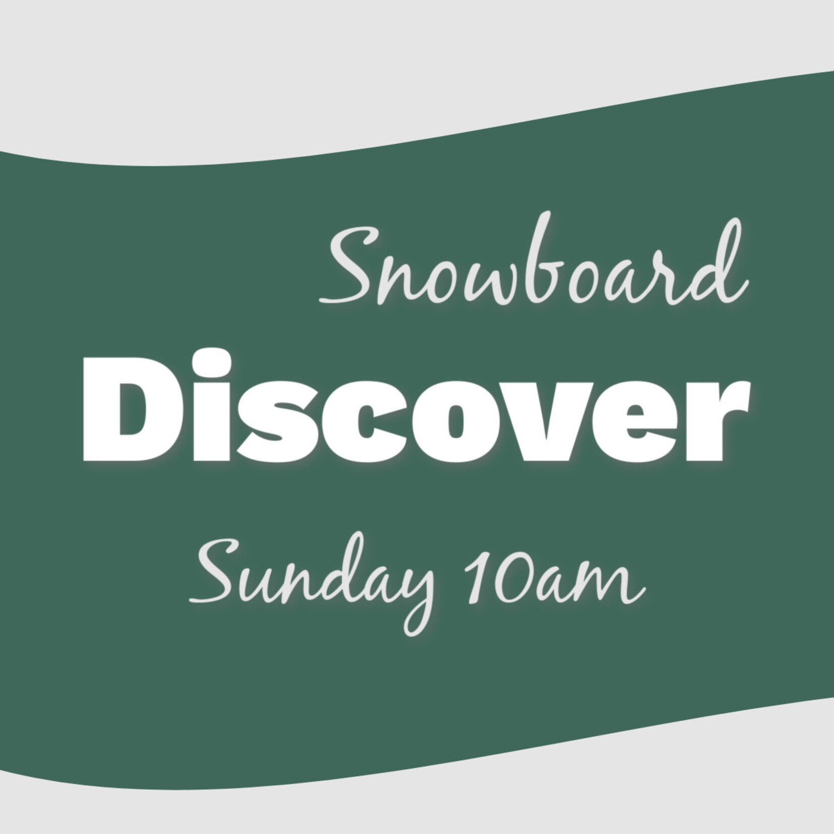 Discover SB Sunday 10am *valid only for Jan 25th