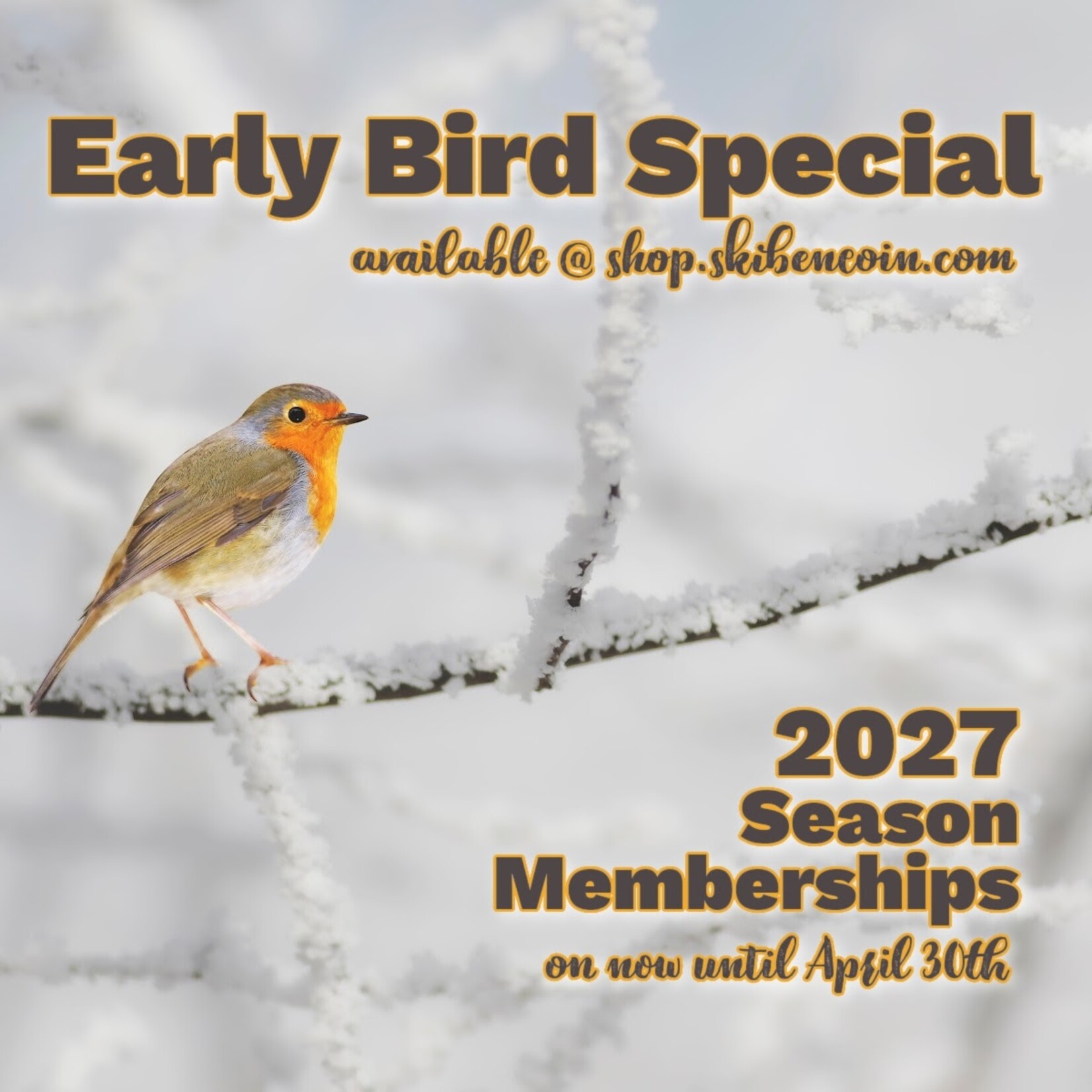 Early Bird Cross Country & Snowshoe Membership 2027