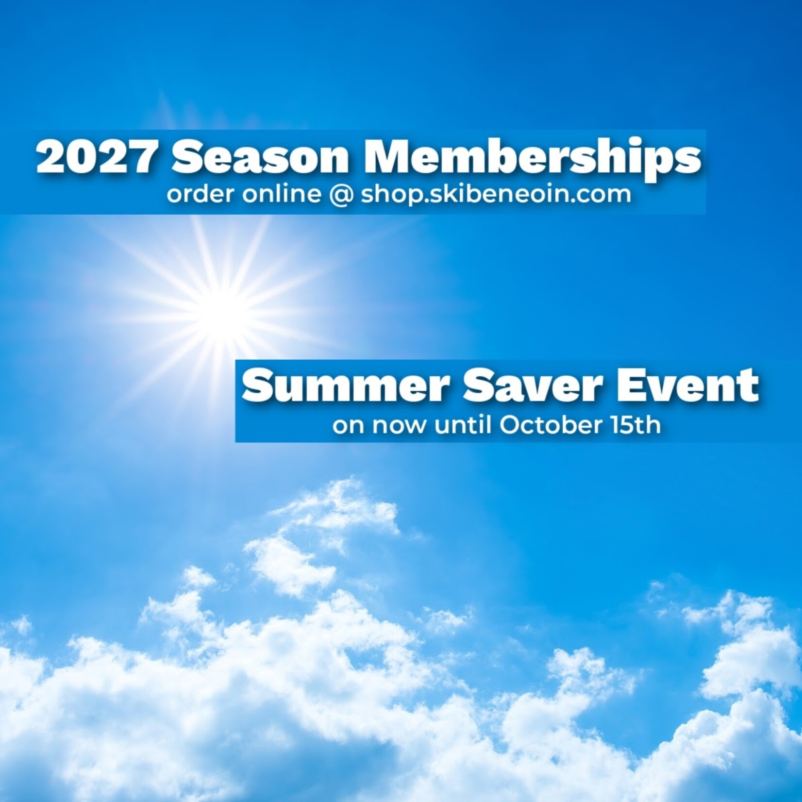 Summer Saver Additional Family Membership 2027