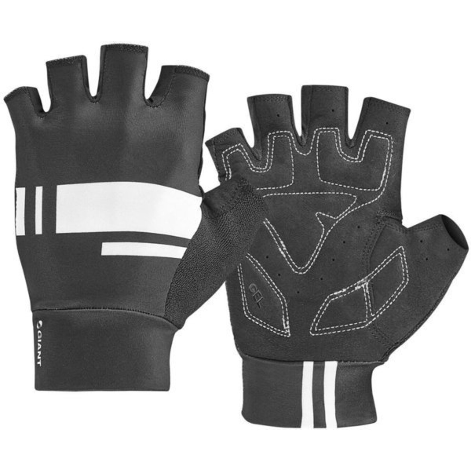 Giant GNT Podium Gel Short Finger Glove MD Black/Grey