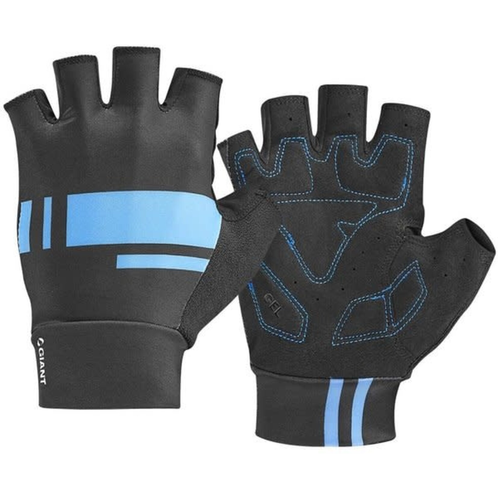 Giant GNT Podium Gel Short Finger Glove MD Black/Blue