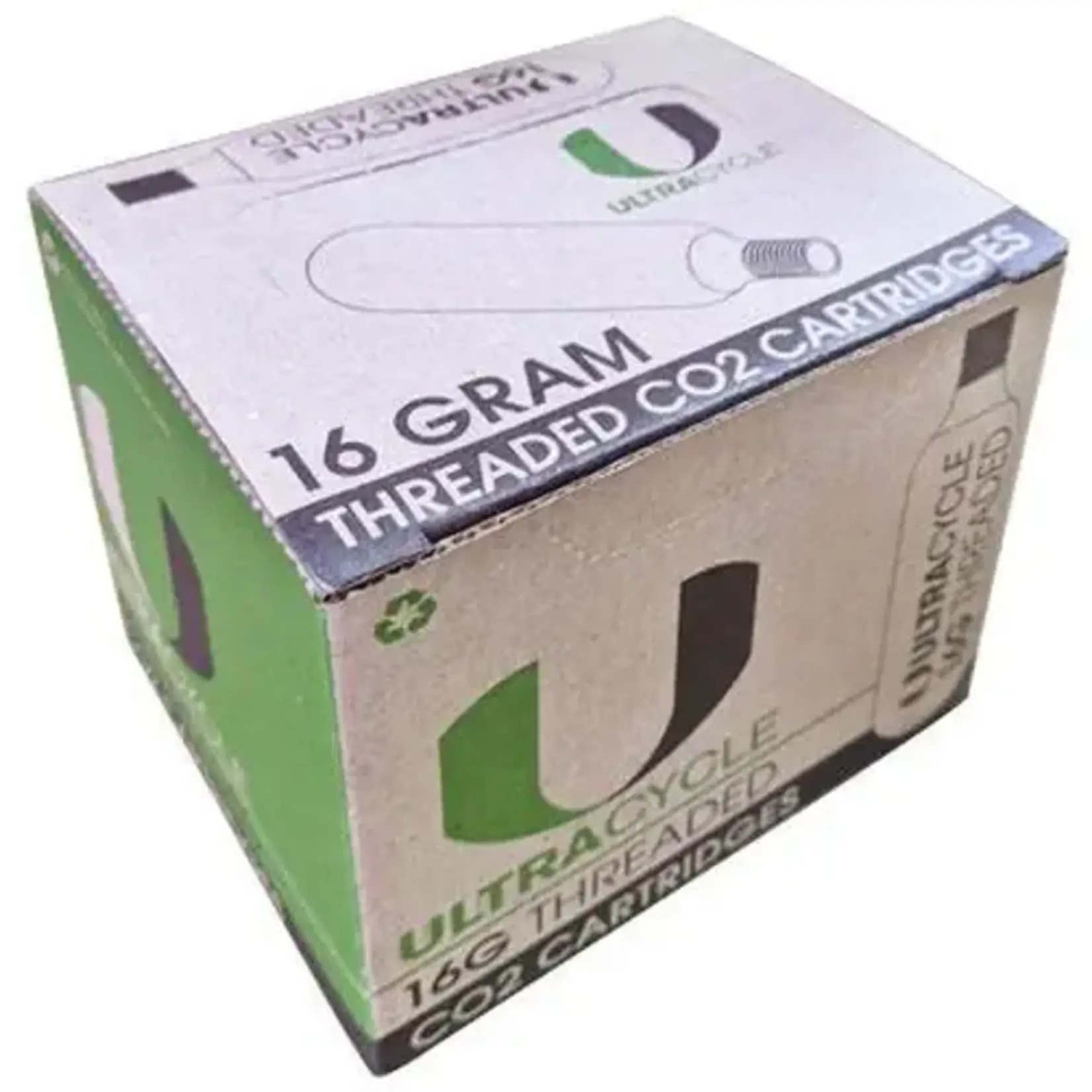 ULTRACYCLE ULTRACYCLE,CO2 CARTRIDGES,UC 16G THRD CO2 CRTDG,100/CS single