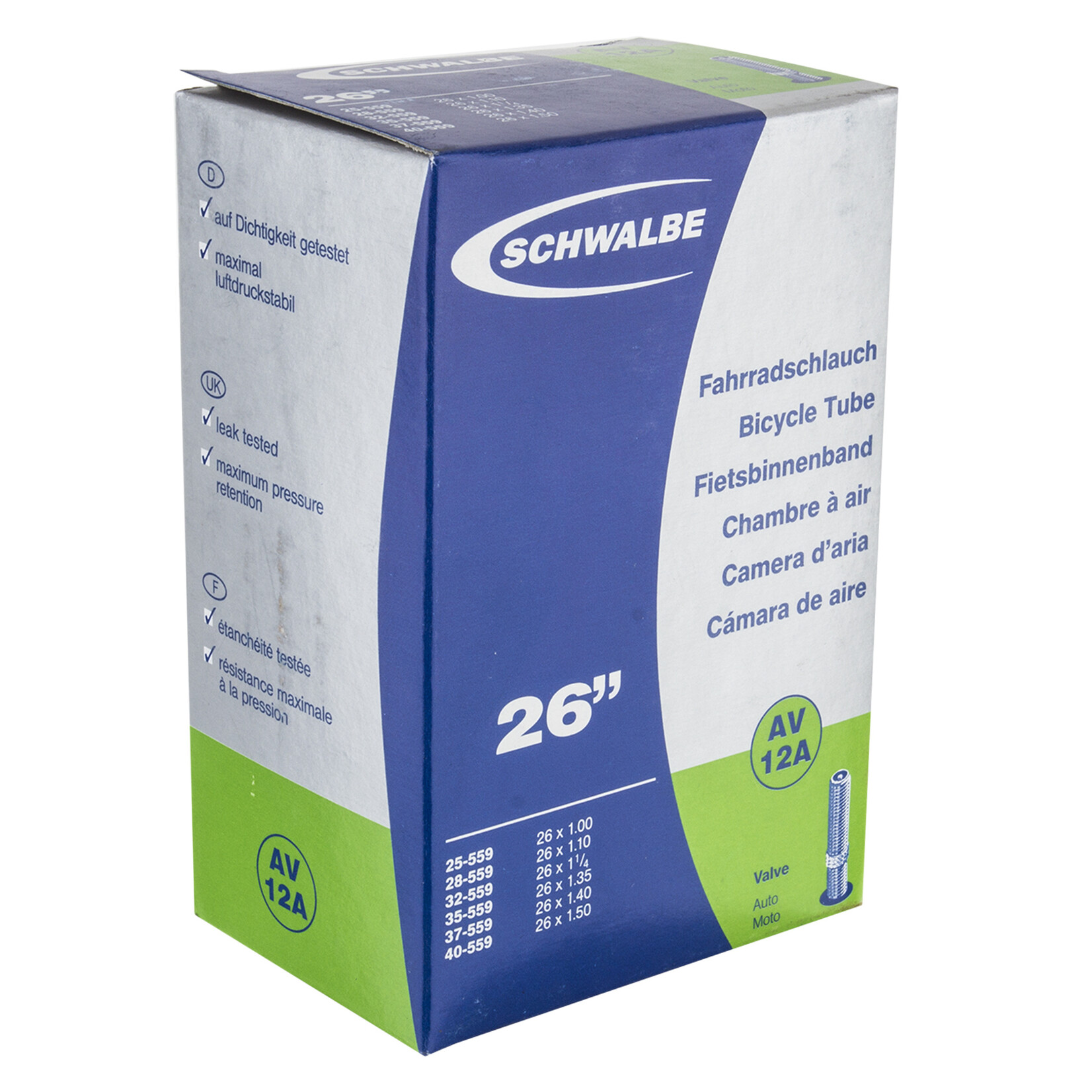 Schwalbe TUBE SCHWALBE 26 559x25/40 SV 40mm
