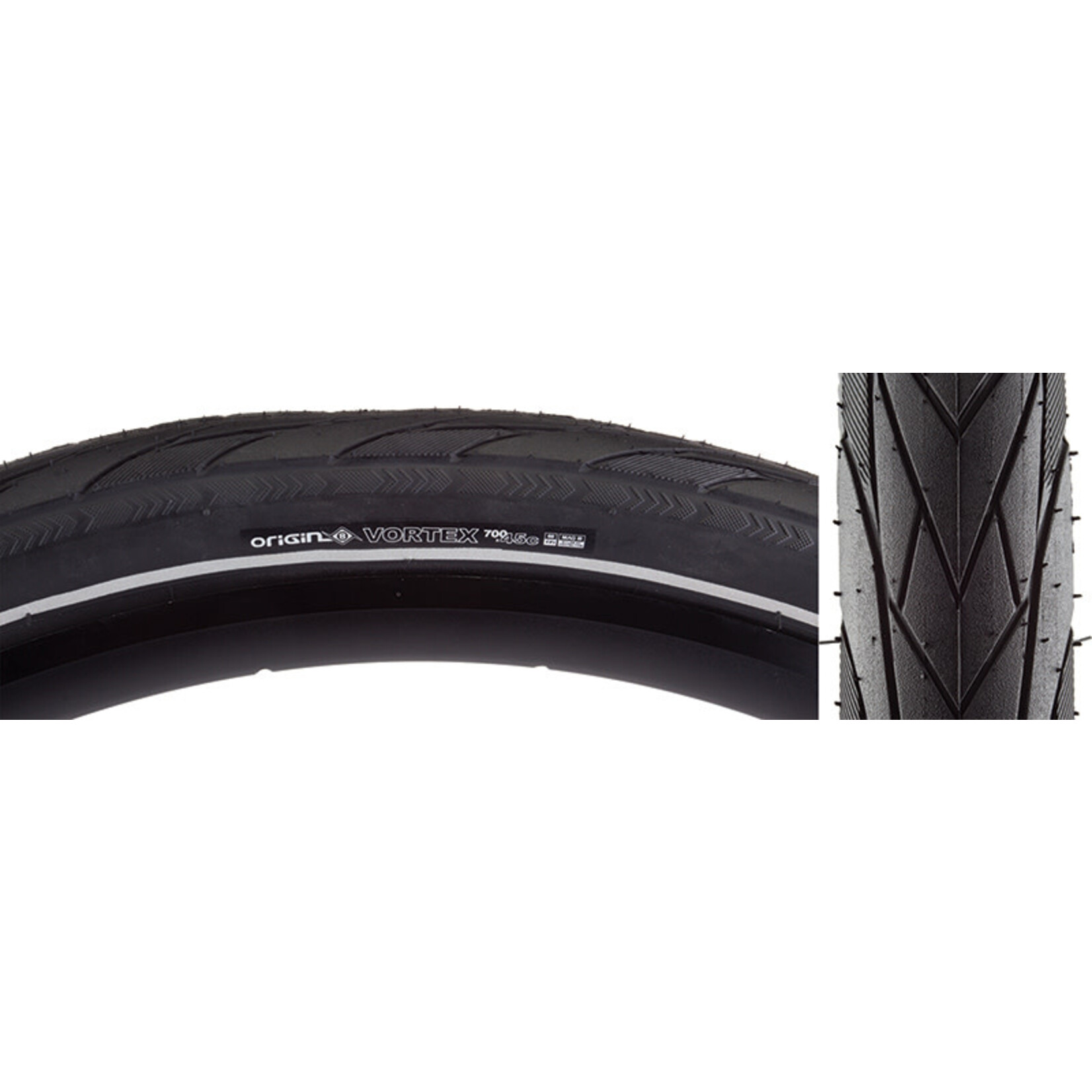 Origin8 TIRE OR8 VORTEX 700x45 WIRE BELT BK/BK/REF
