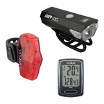 Cateye GIFT PACK CATEYE CC-VT230W/HL-EL041RC/TL-LD800 VELO-WIRELESS/AMPP100/VIZ100