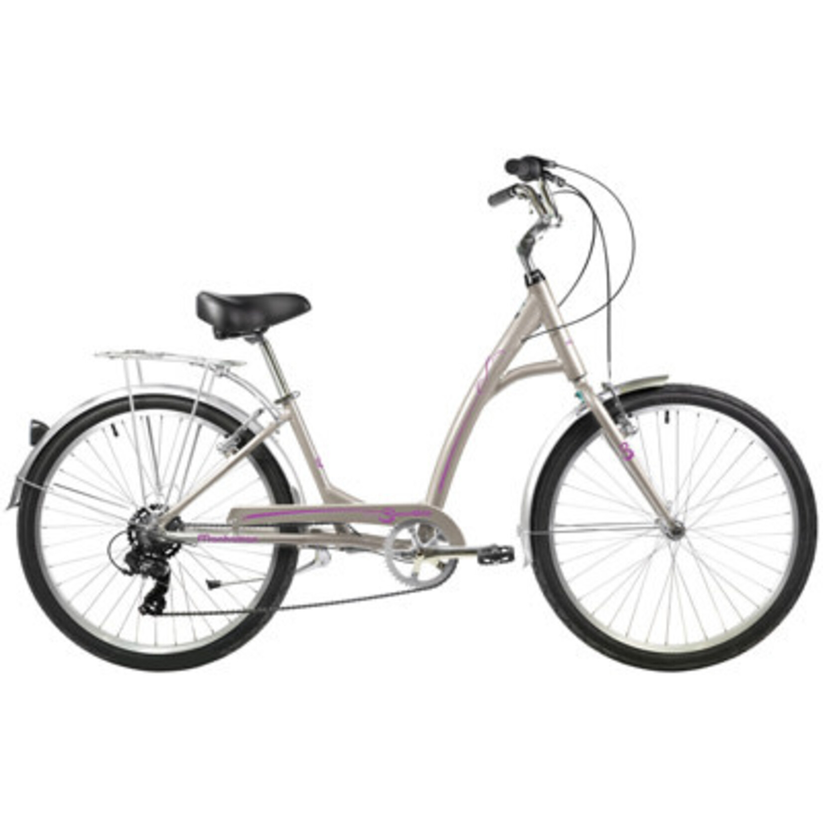 Manhattan Bicycles SMOOTHIE DLX SILVER GOLD LADIES