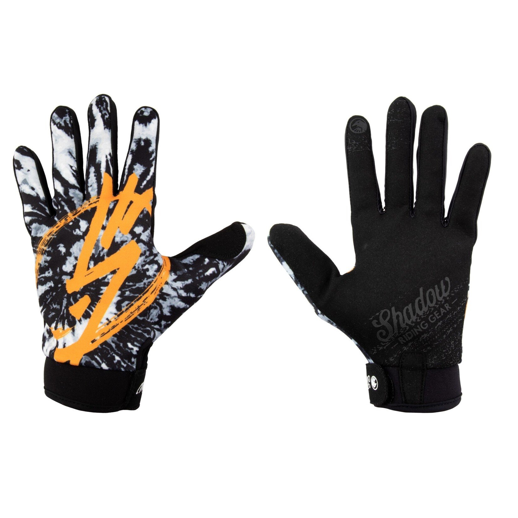 THE SHADOW CONSPIRACY GLOVES TSC CONSPIRE JR TANGERINE TYE DYE LG