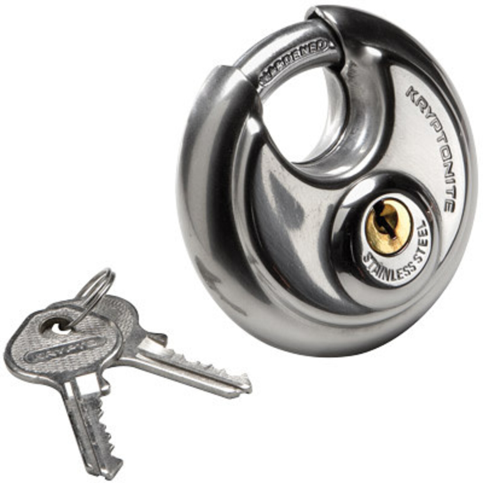 Kryptonite KRYPTONITE,STAINLESS STEEL DISC PADLOCK,KRYPTONITE DISC S.S KEY PD-LK,PADLOCK 70mm (2 3/4)