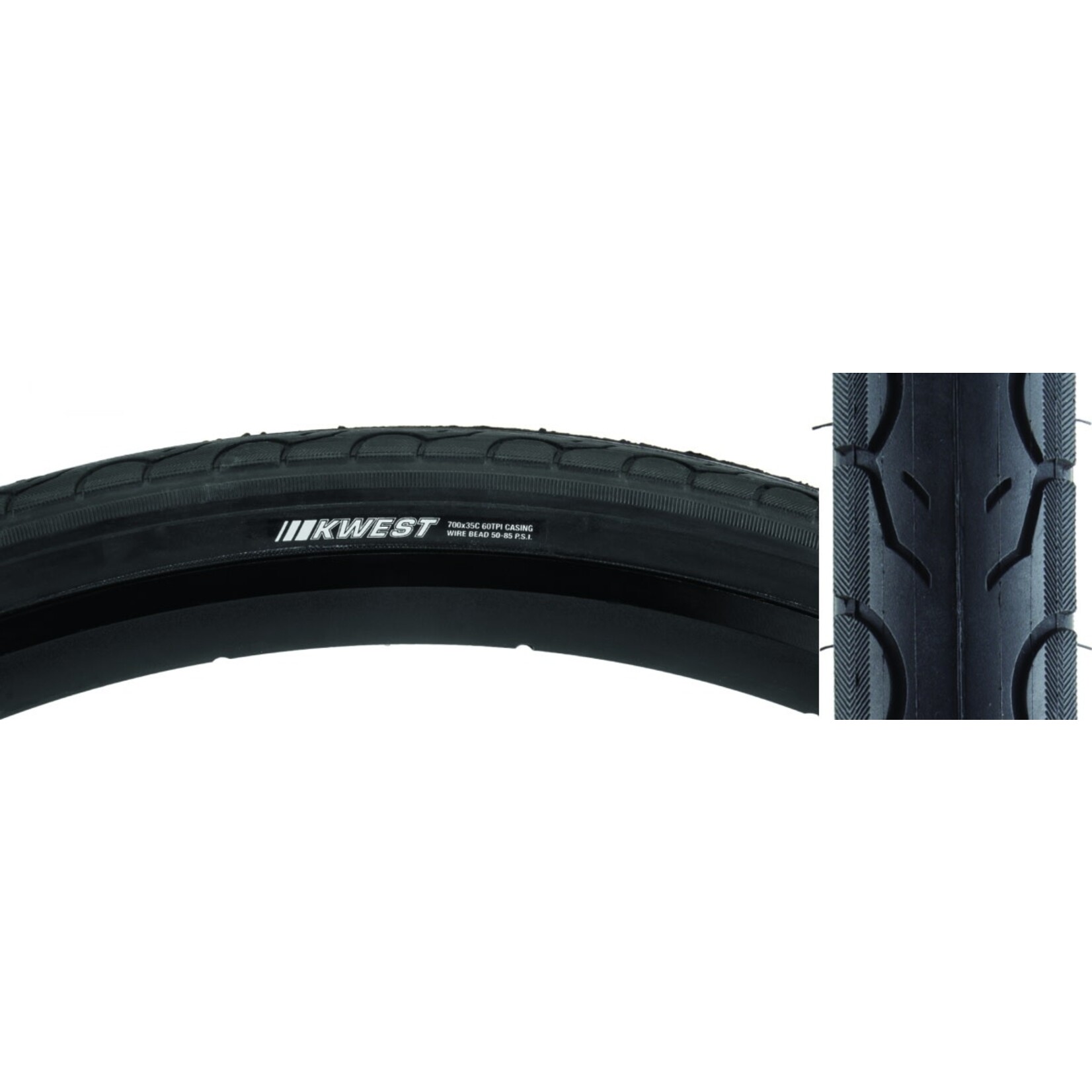 Kenda TIRE KEN KWEST 700x35 BK/BK SRC/60 WIRE 85psi