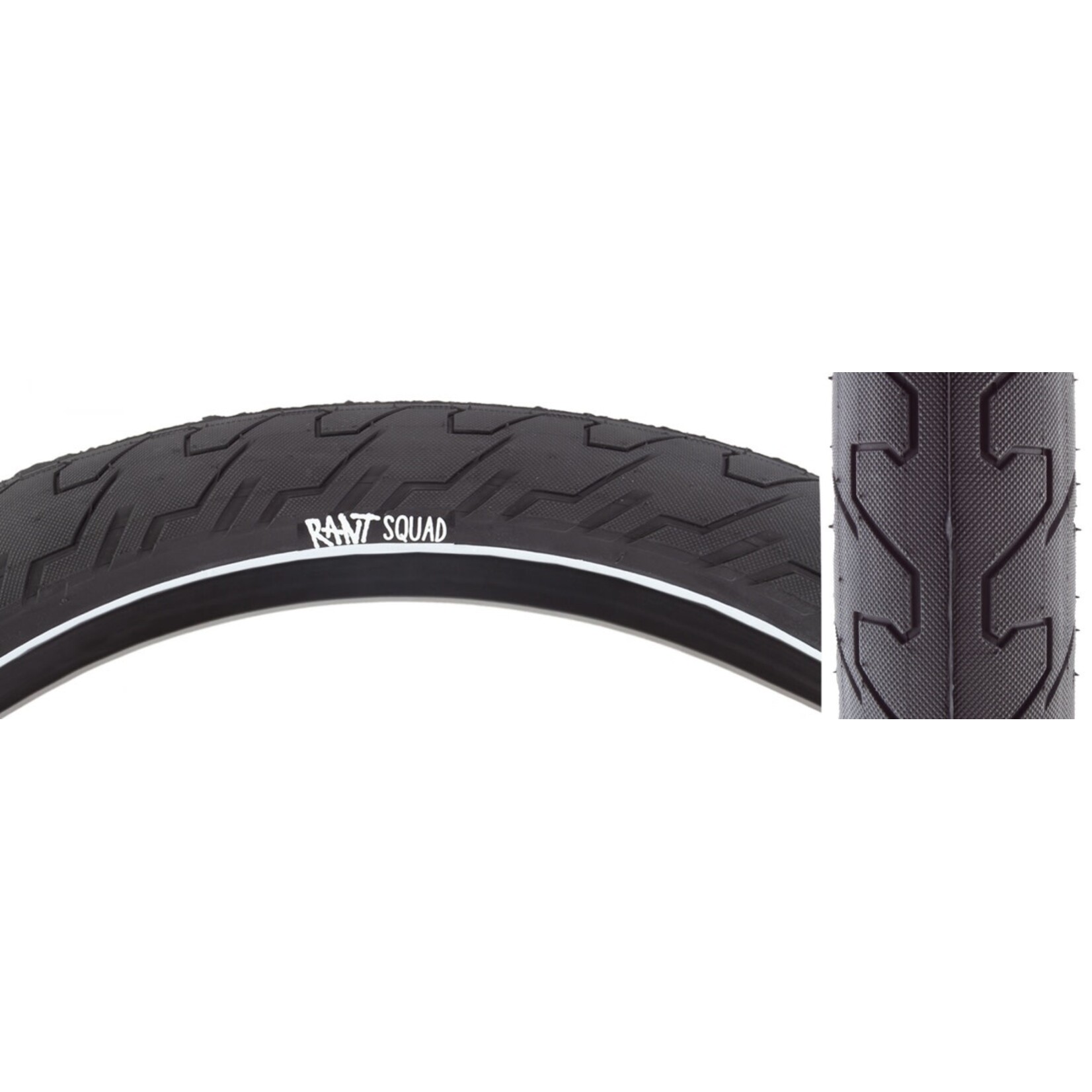 RANT TIRE RANT SQUAD 20x2.3 WIRE BK/WHT