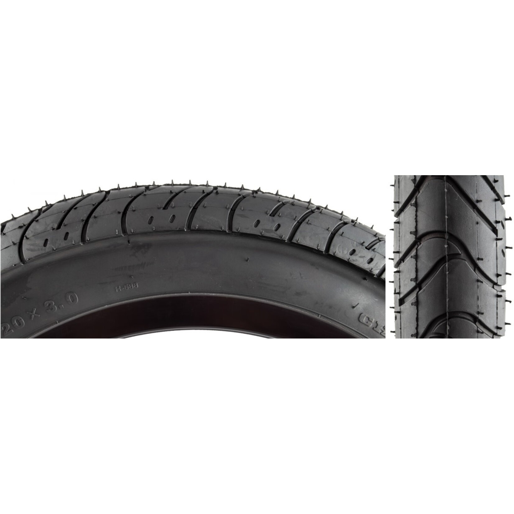 Sunlite TIRE SUNLT UTILIT 20x3.0 BK/BK H588 SEASIDE WIRE/30