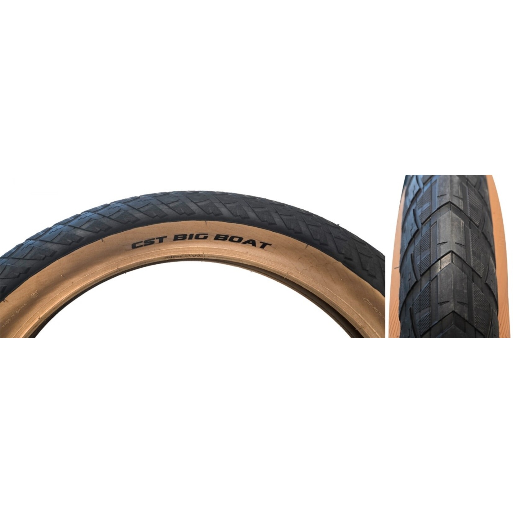 CST PREMIUM TIRE CSTP BIG BOAT 20x4.0 BK/SK WIRE