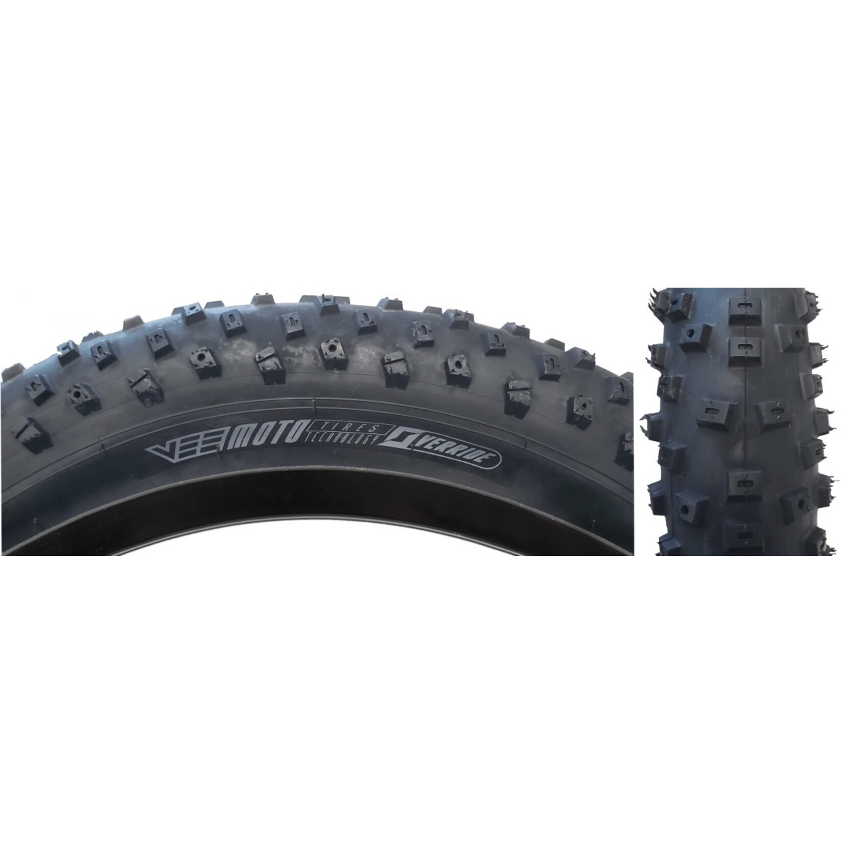 VEE TIRE & RUBBER TIRE VEE SNOWBALL 20x4.0 BK/BK WIRE/26 PERF/OVER RIDE E50 MAX36PSI