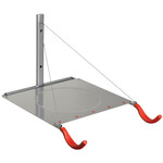 Delta DELTA,MONET WALL MOUNT RACK,MONET SINGLE BIKE FOLDING RACK,1 BIKE W/SHELF, MAX 50 lbs.