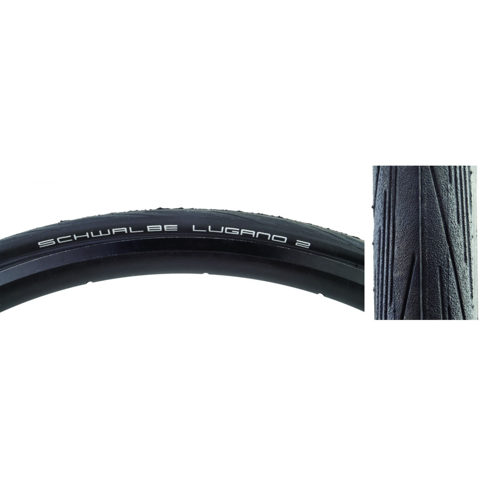 Schwalbe TIRE SWB LUGANO II 700x28 K-GUARD BK/BSK SILCA FOLD