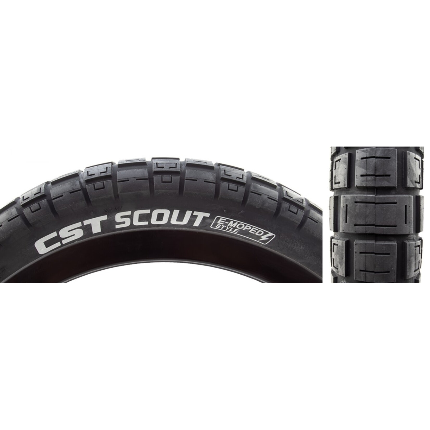 CST PREMIUM TIRE CSTP SCOUT 20x4.0 BK/BK WIRE