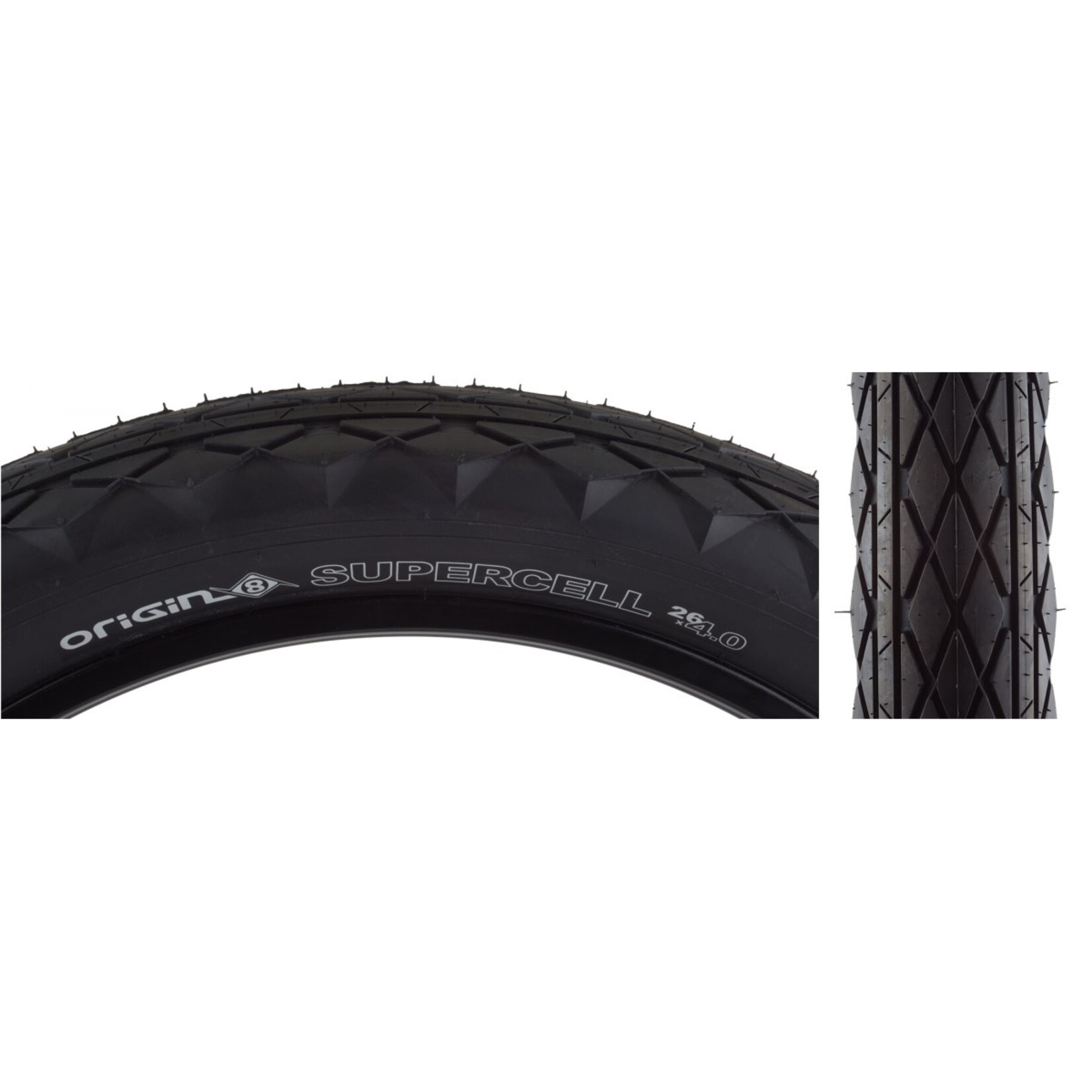 Origin8 TIRE OR8 SUPERCELL 26x4.0 WIRE BK/BK