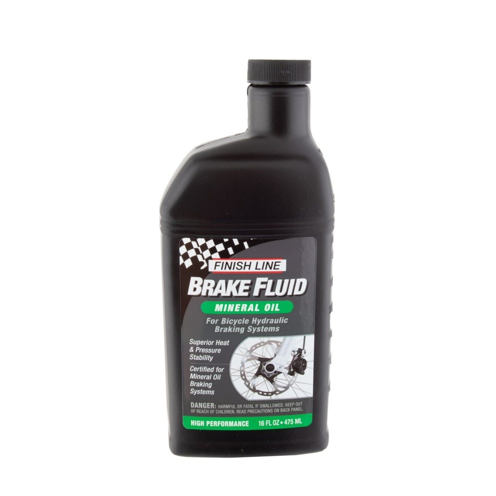 Finish Line BRAKE FLUID F-L HYD MINERAL OIL 16oz 6/cs