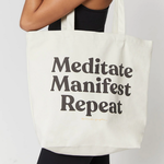 Spiritual Gangster Meditate SG Canvas Tote