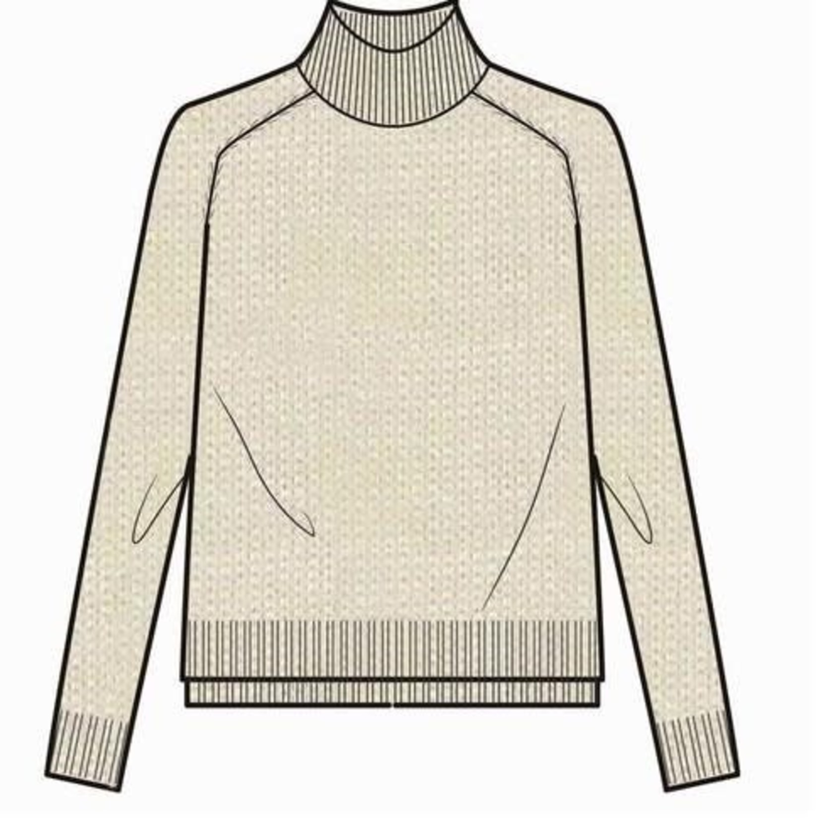 Raglan Merino Turtleneck