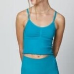 Spiritual Gangster hart seamless crop tank