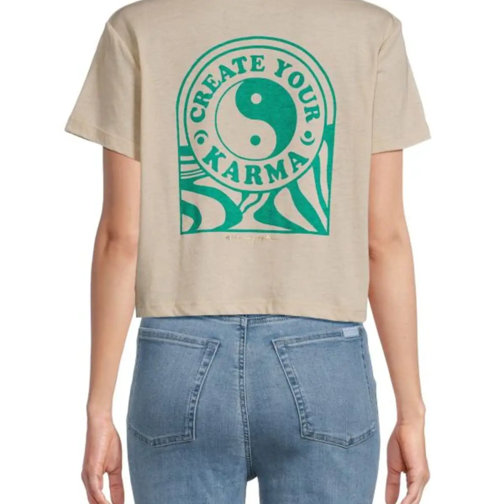 Spiritual Gangster Karma Crop Tee