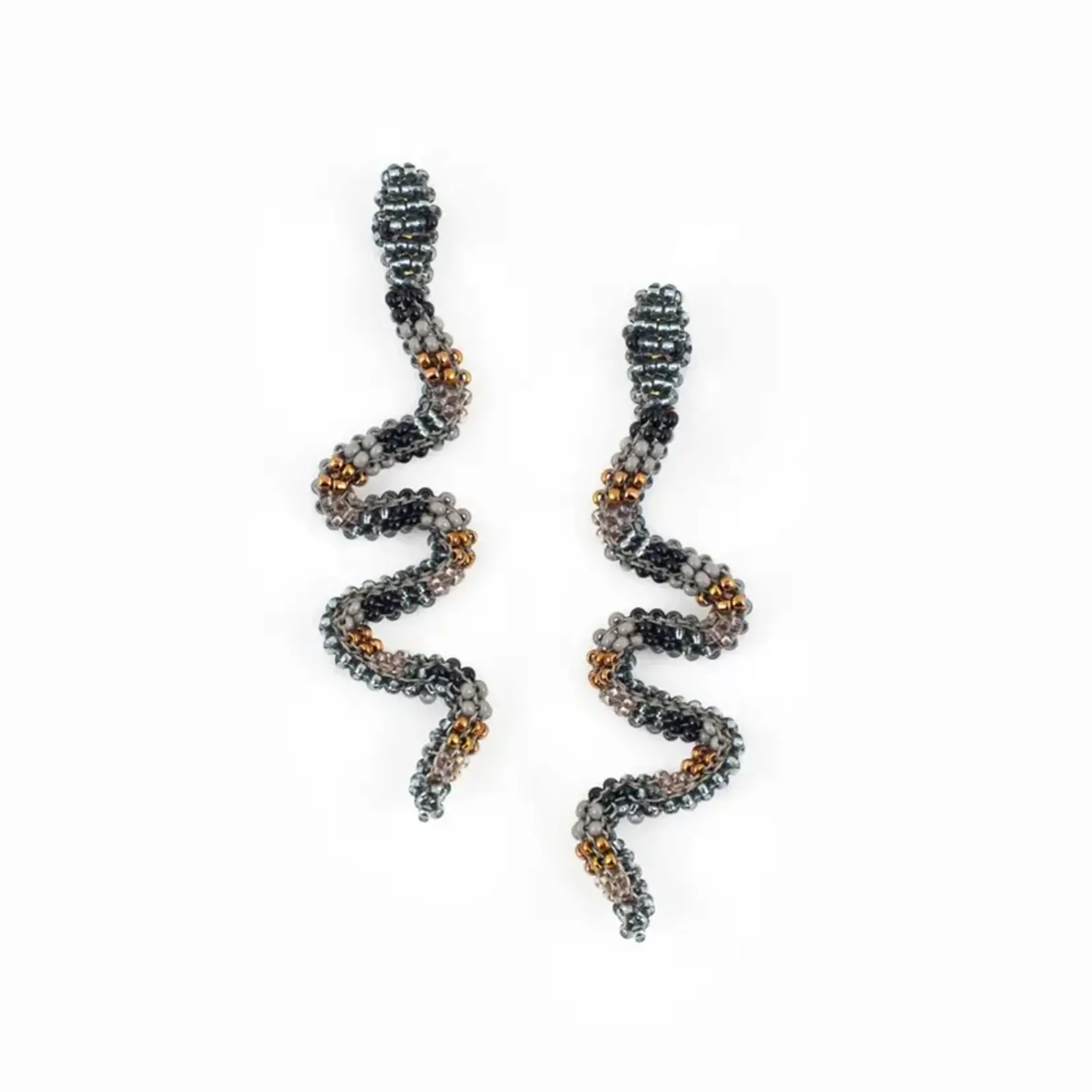Altiplano Snake Charmer Beaded Earrings