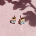 Mauve Jewelry Co. Ava Turquoise & Gold Earrings