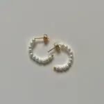 Namaste Jewelry Pearl Hoops 2.0