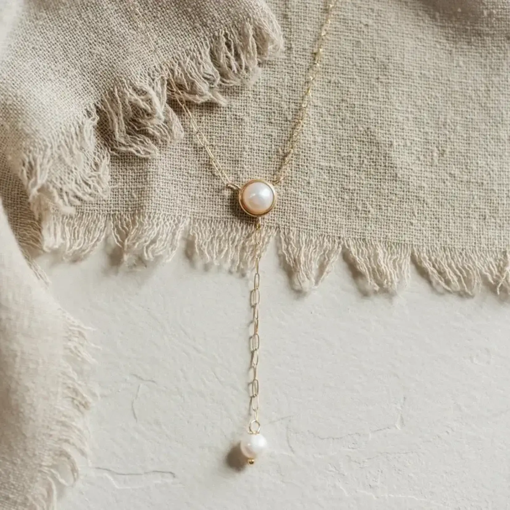Commonform Lariat Necklace Peral