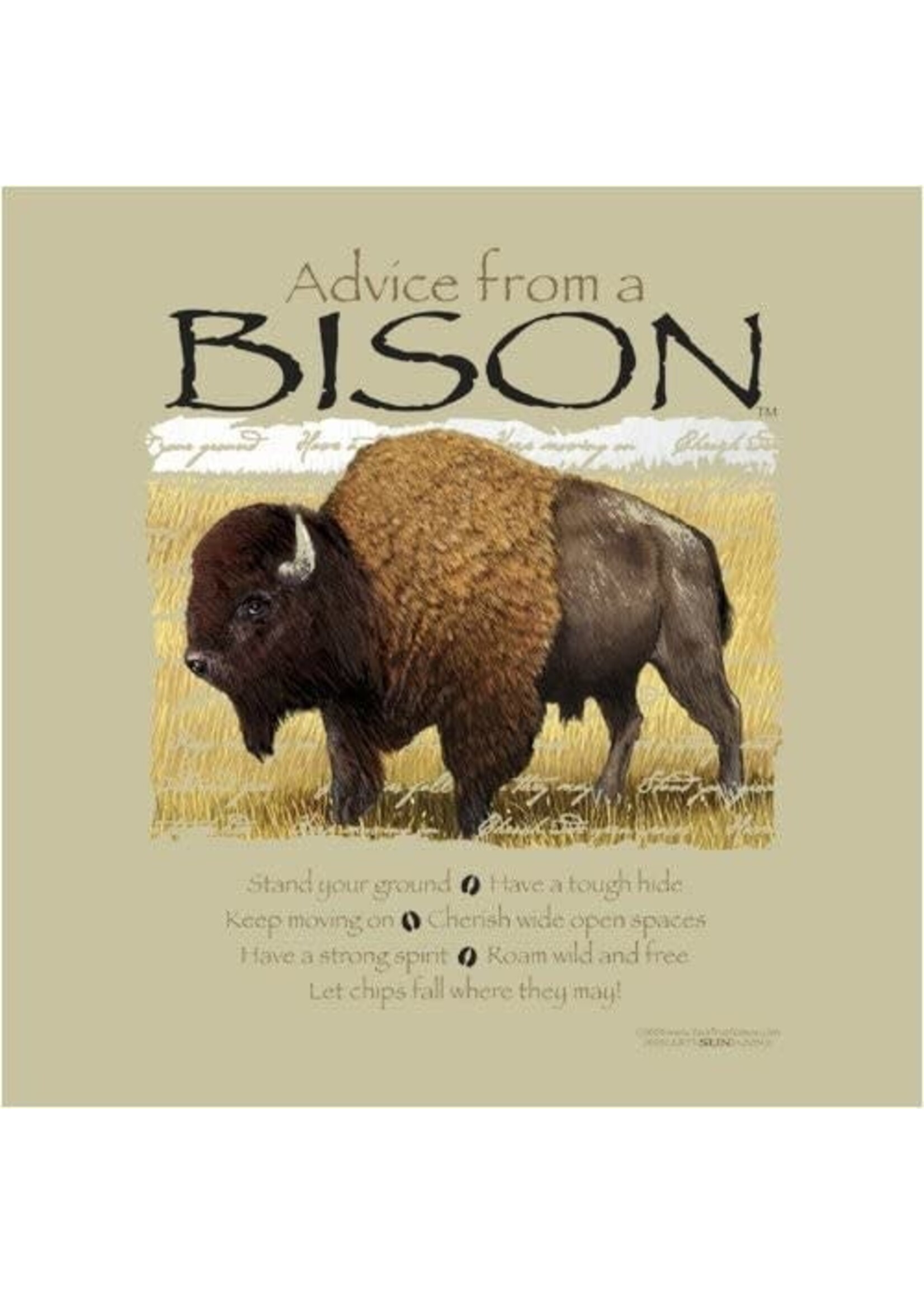 Advice from a Bison Tee