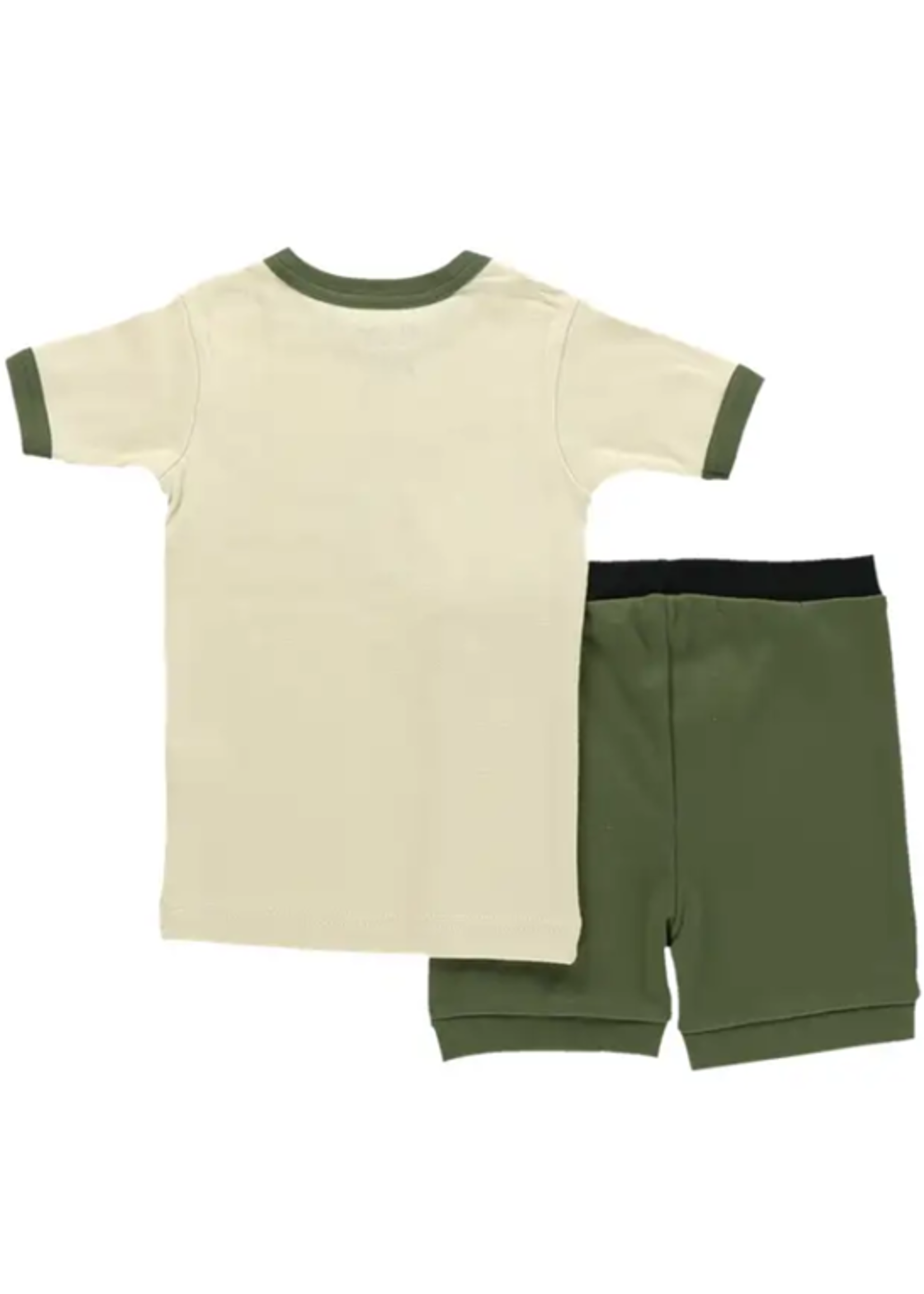 Lazy One Junior Ranger Kid's Short Sleeve PJ Set