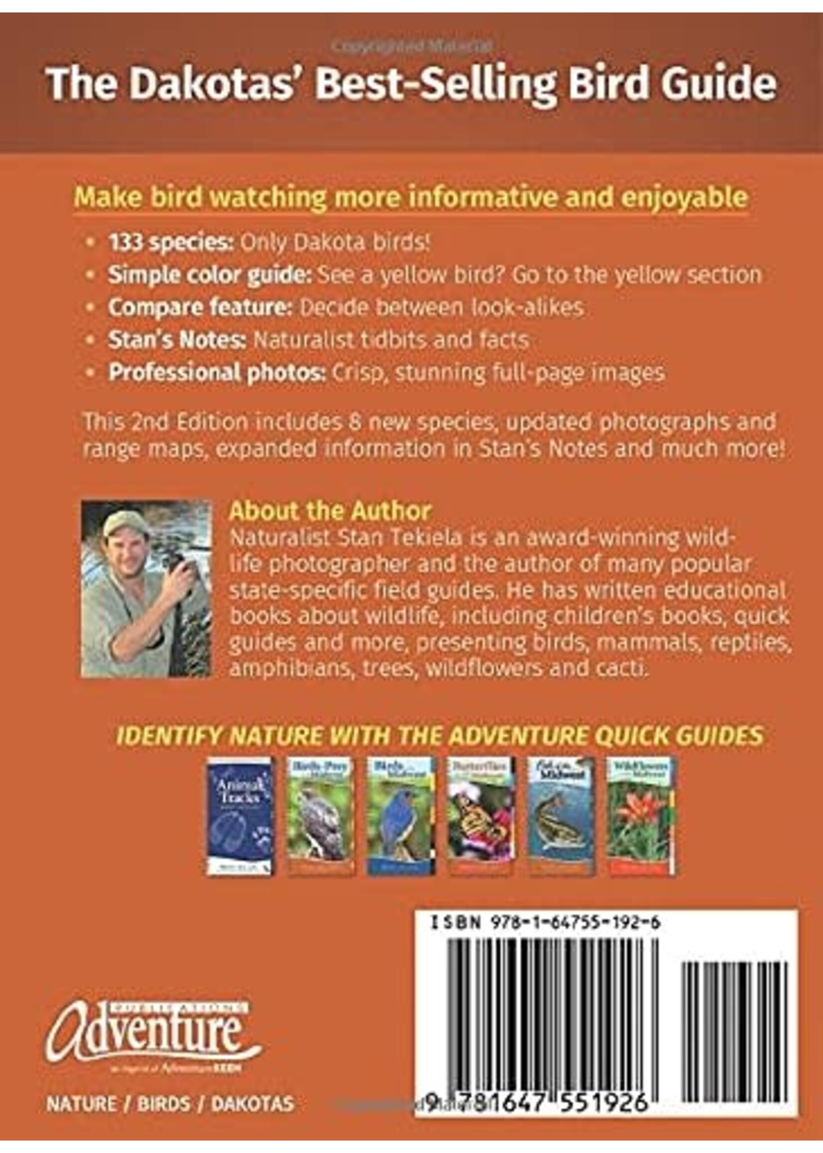 Birds of the Dakotas Field Guide 2nd Edition