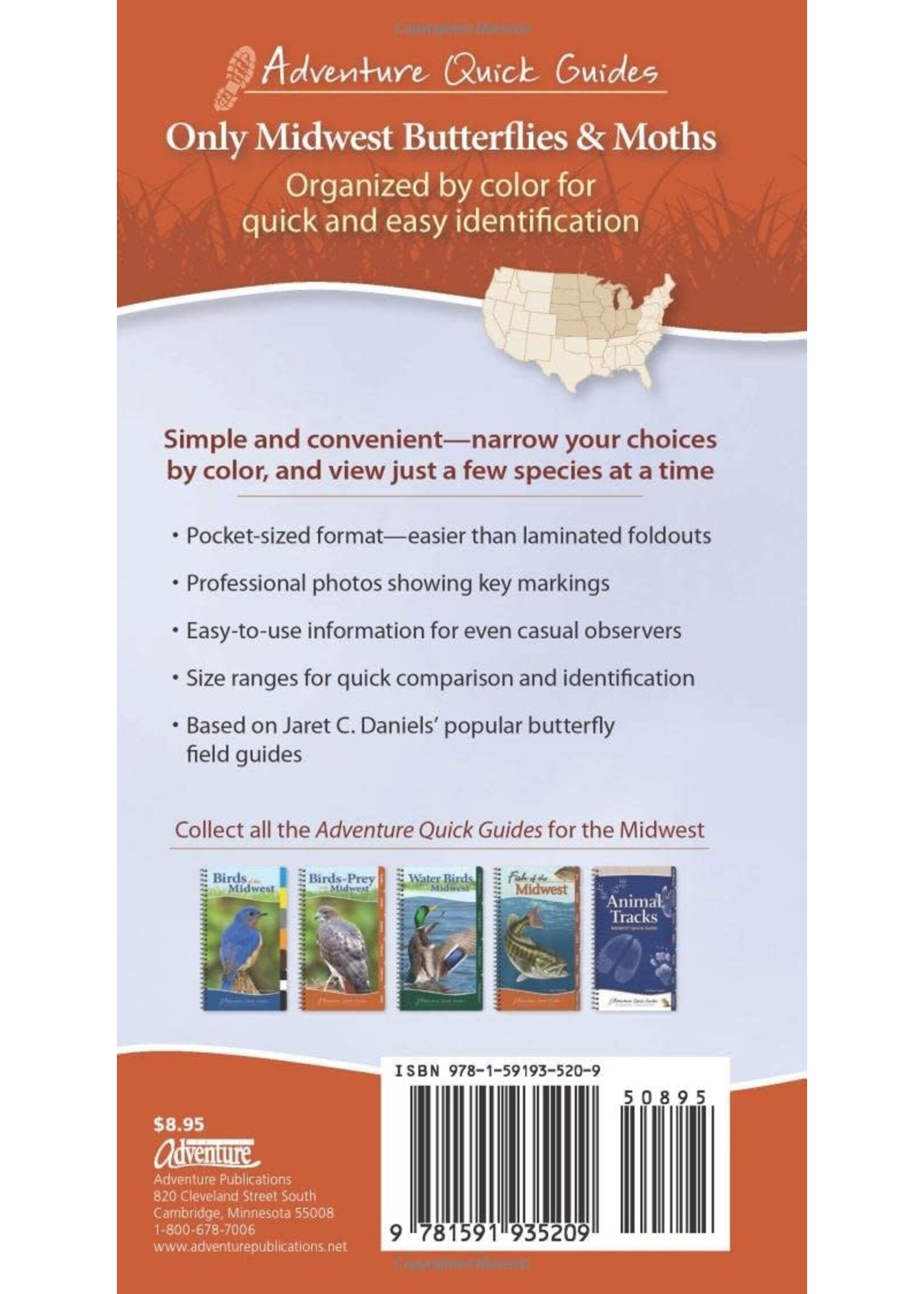 Butterflies of the Midwest: Adventure Quick Guide