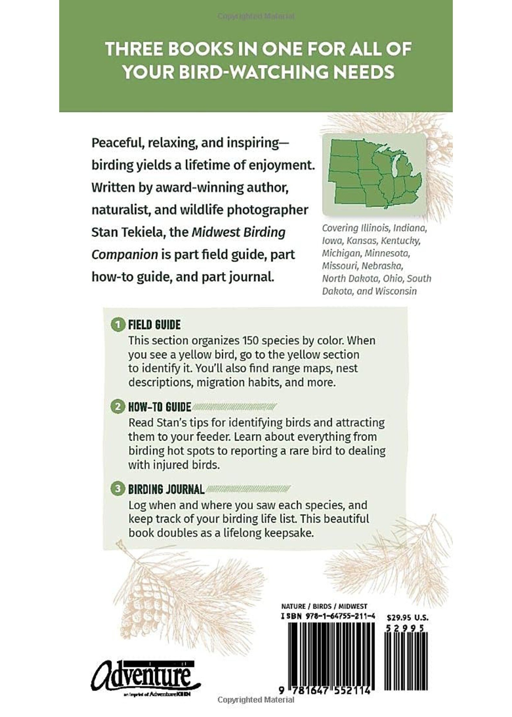 Midwest Birding Companion: Field Guide & Birding Journal