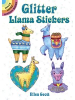 Glitter Llama Stickers