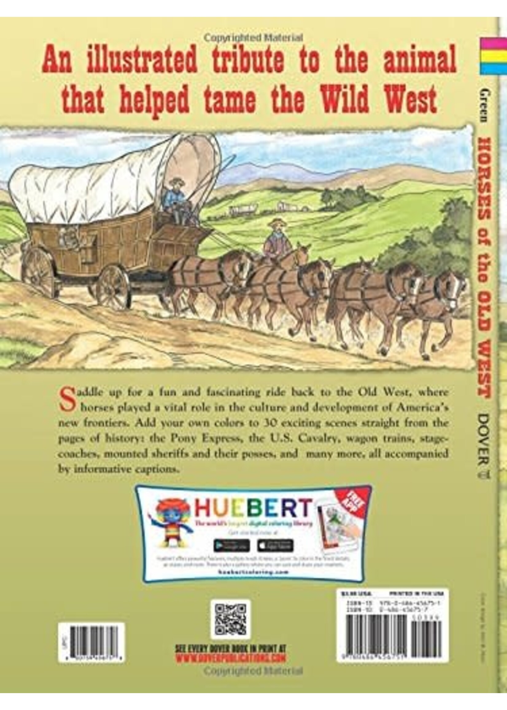 Horses of the Old West Coloring Book