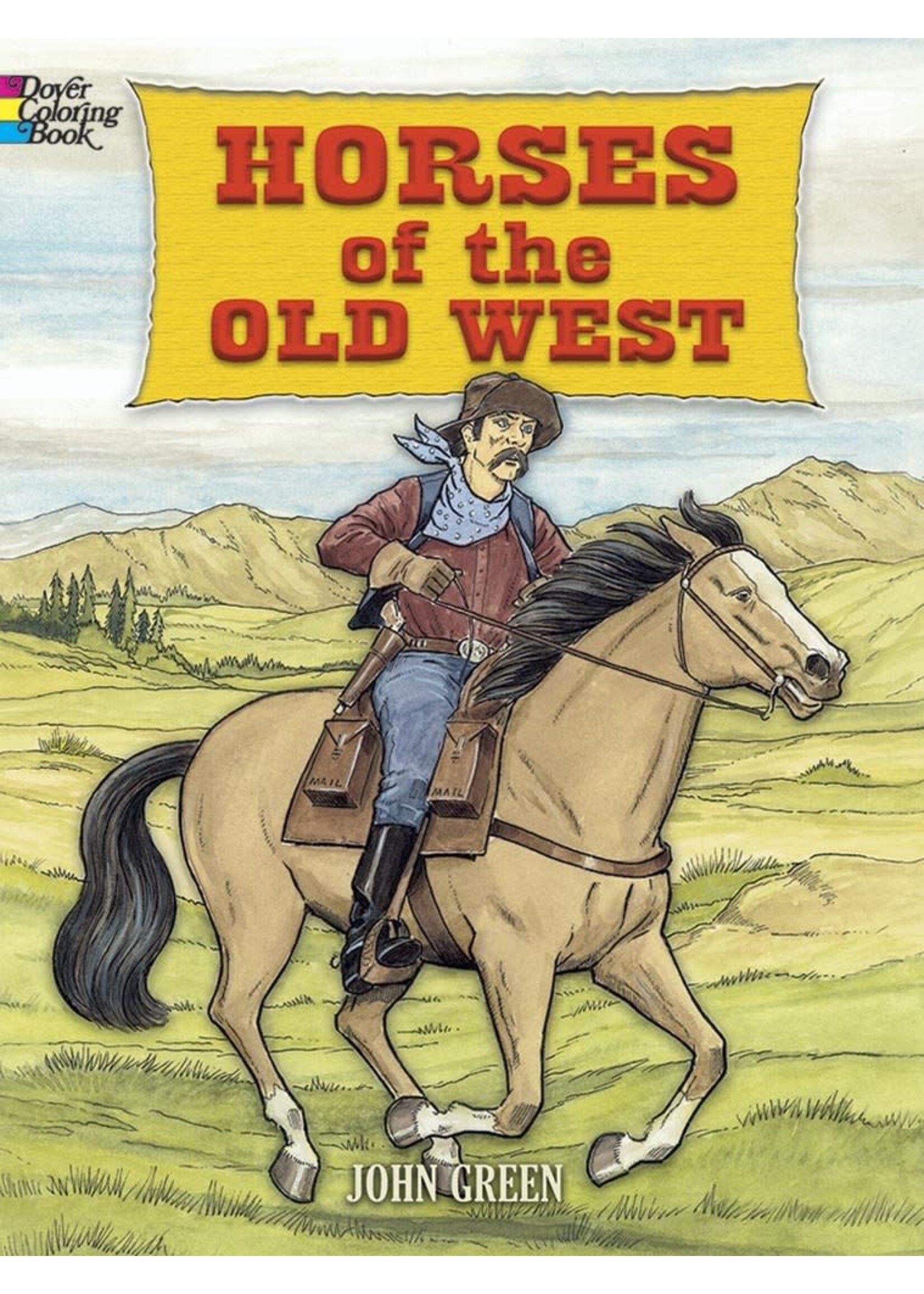 Horses of the Old West Coloring Book