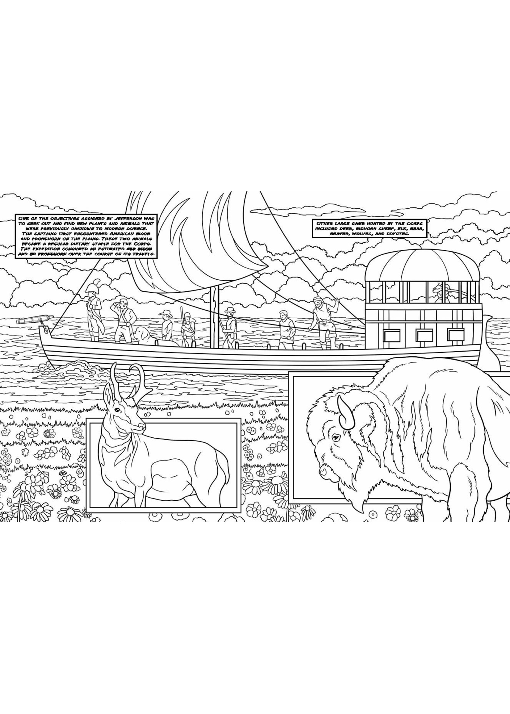 Lewis & Clark Coloring Book