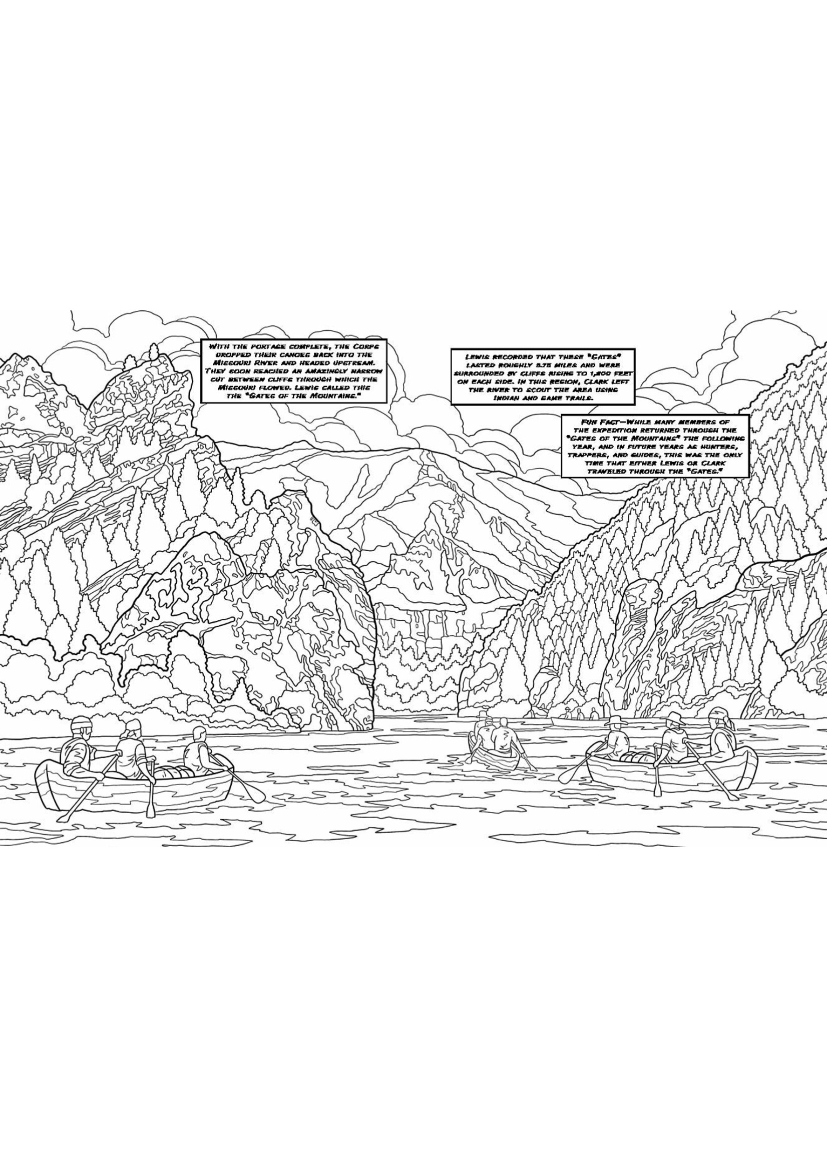 Lewis & Clark Coloring Book