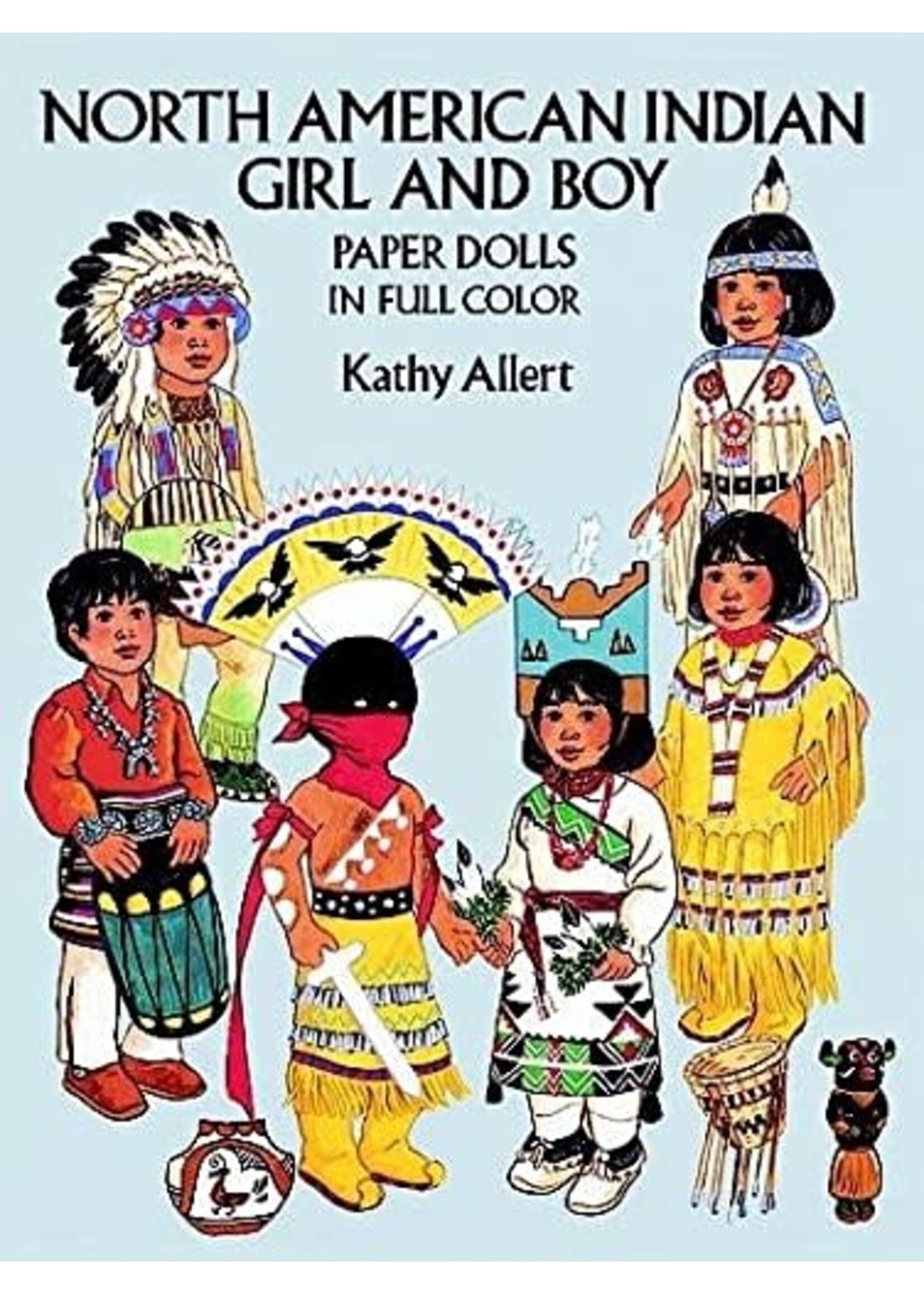 North American Indian Girl and Boy Paper Dolls