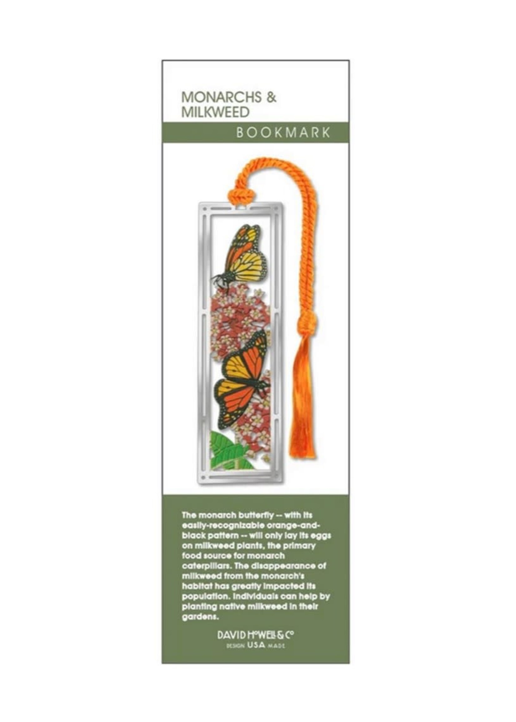 Milkweed & Monarch Bookmark