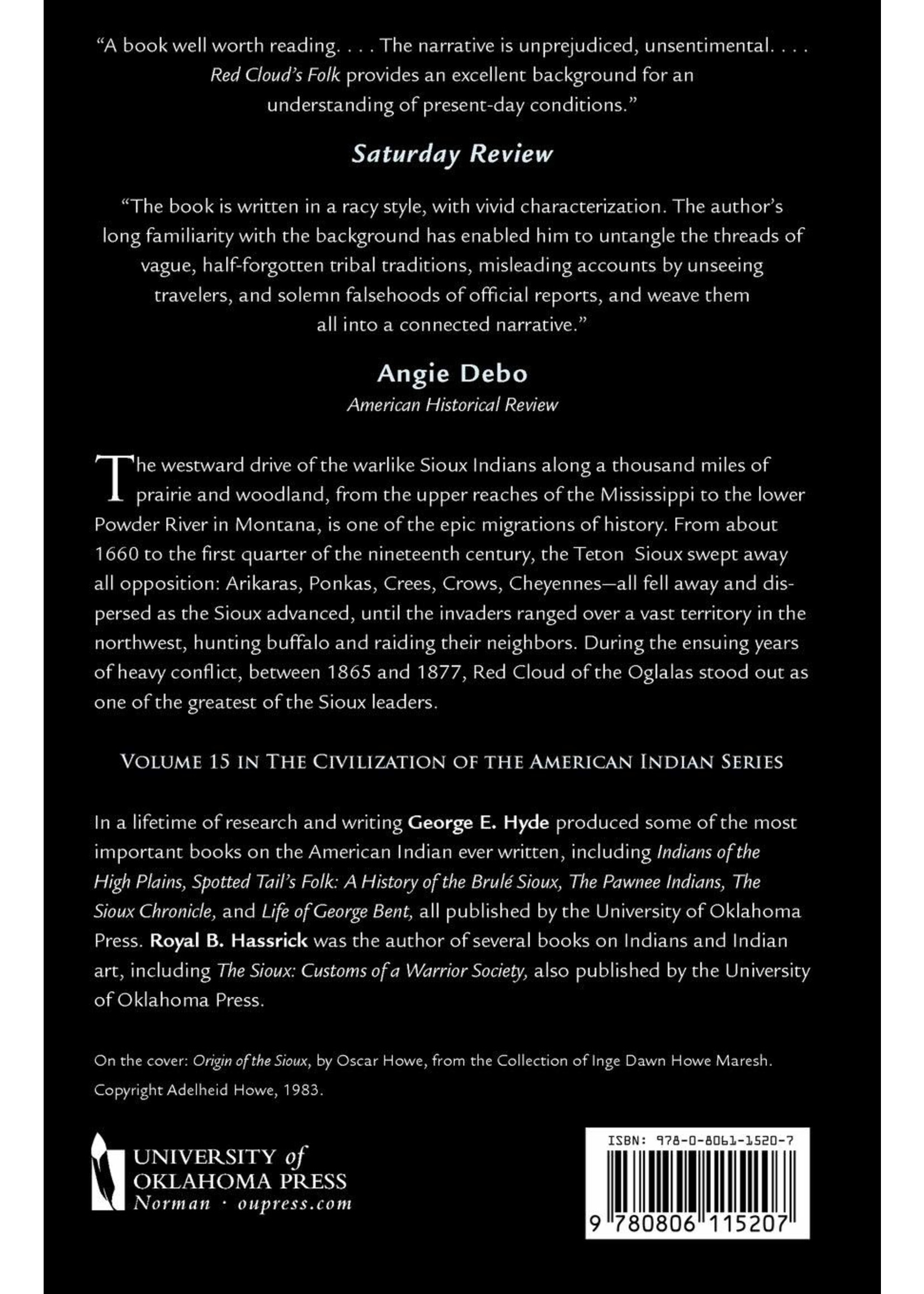 Red Cloud's Folk: A History of the Oglala Sioux Indians